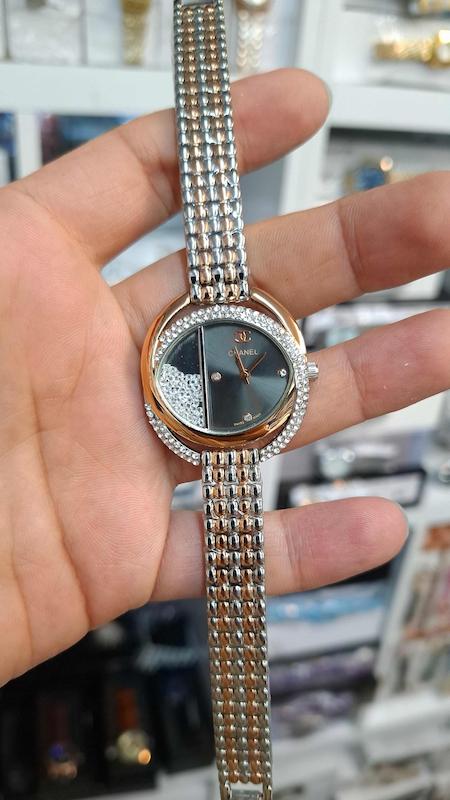 ساعت مچی زنانه چنل Chanel موتور کوارتز باکیفیت و طراحی زیبا کد 4494
