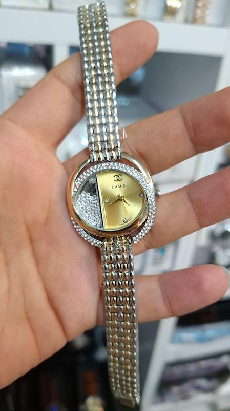 ساعت مچی زنانه چنل Chanel موتور کوارتز باکیفیت و طراحی زیبا کد 4497