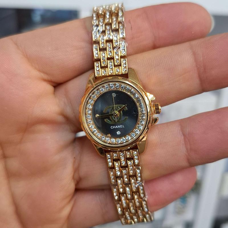 ساعت مچی زنانه چنل Chanel موتور کوارتز باکیفیت و طراحی زیبا کد 4498