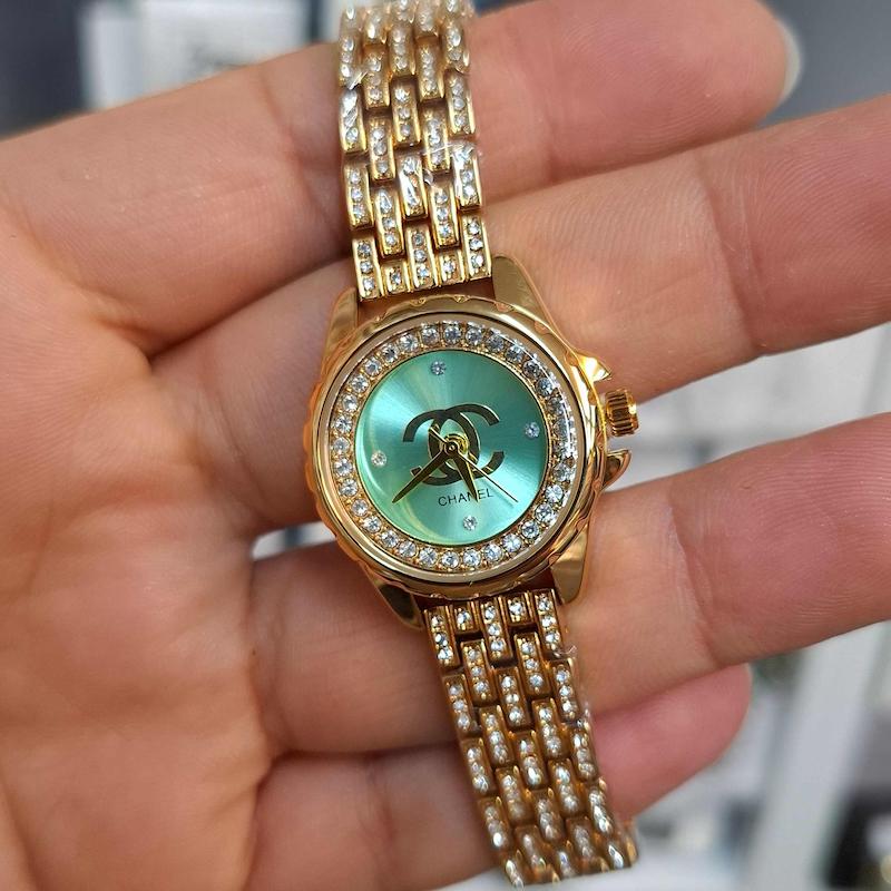 ساعت مچی زنانه چنل Chanel موتور کوارتز باکیفیت و طراحی زیبا کد 4499