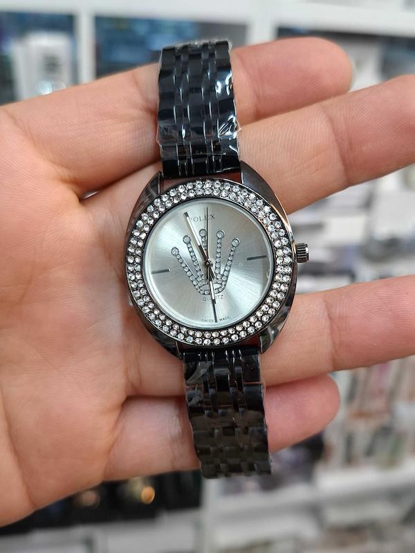 ساعت مچی زنانه رولکس Rolex موتور کوارتز باکیفیت و طراحی زیبا کد 4503