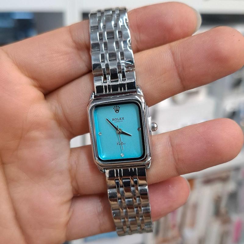 ساعت مچی زنانه رولکس Rolex موتور کوارتز باکیفیت و طراحی زیبا کد 4504