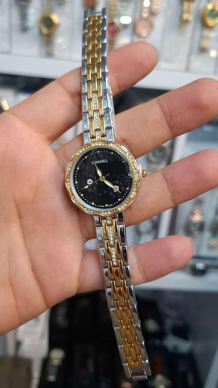ساعت مچی زنانه چنل Chanel موتور کوارتز باکیفیت و طراحی زیبا کد 4513