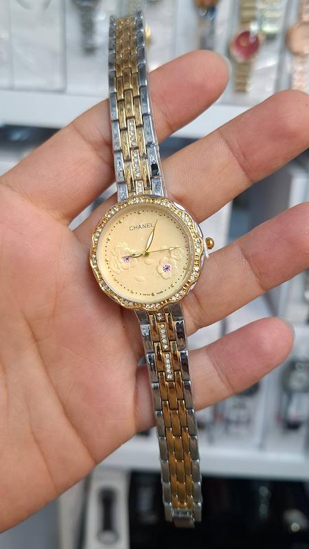 ساعت مچی زنانه چنل Chanel موتور کوارتز باکیفیت و طراحی زیبا کد 4514