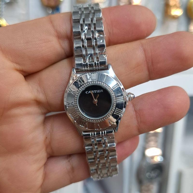 ساعت مچی زنانه کارتیر Cartier موتور کوارتز باکیفیت و طراحی زیبا کد 4534