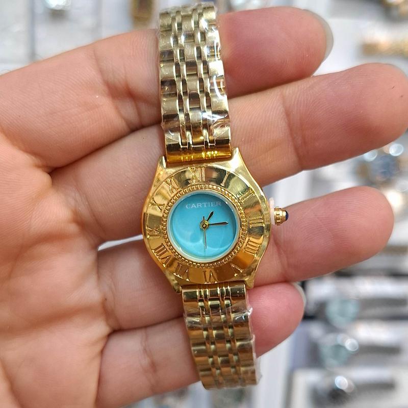 ساعت مچی زنانه کارتیر Cartier موتور کوارتز باکیفیت و طراحی زیبا کد 4535