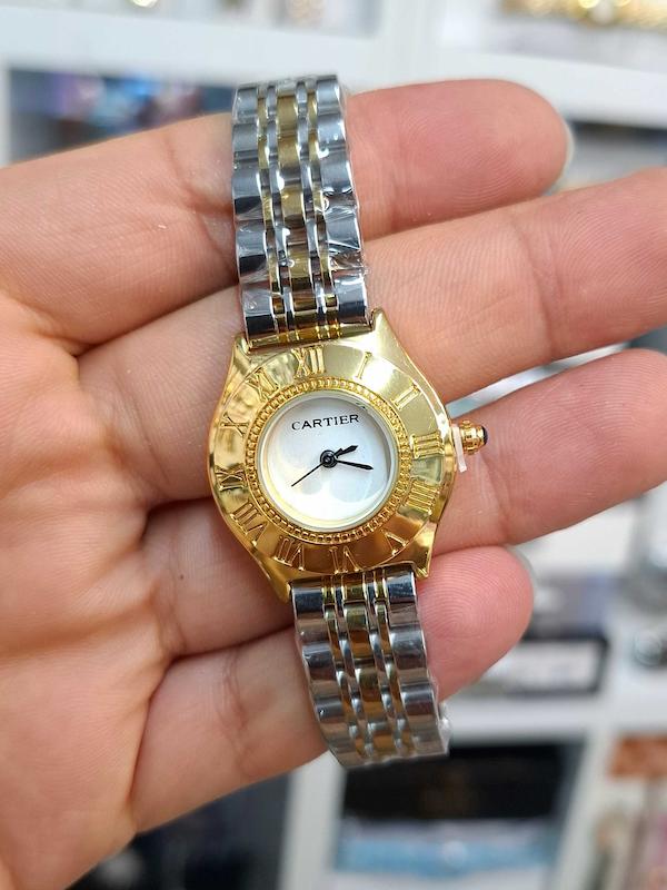 ساعت مچی زنانه کارتیر Cartier موتور کوارتز باکیفیت و طراحی زیبا کد 4537
