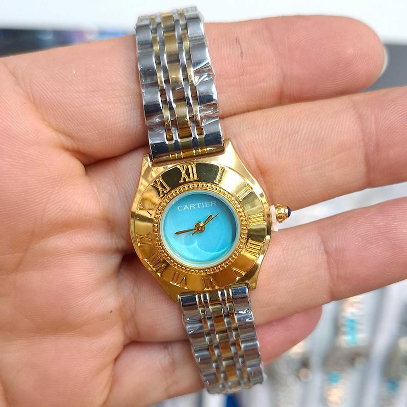 ساعت مچی زنانه کارتیر Cartier موتور کوارتز باکیفیت و طراحی زیبا کد 4538