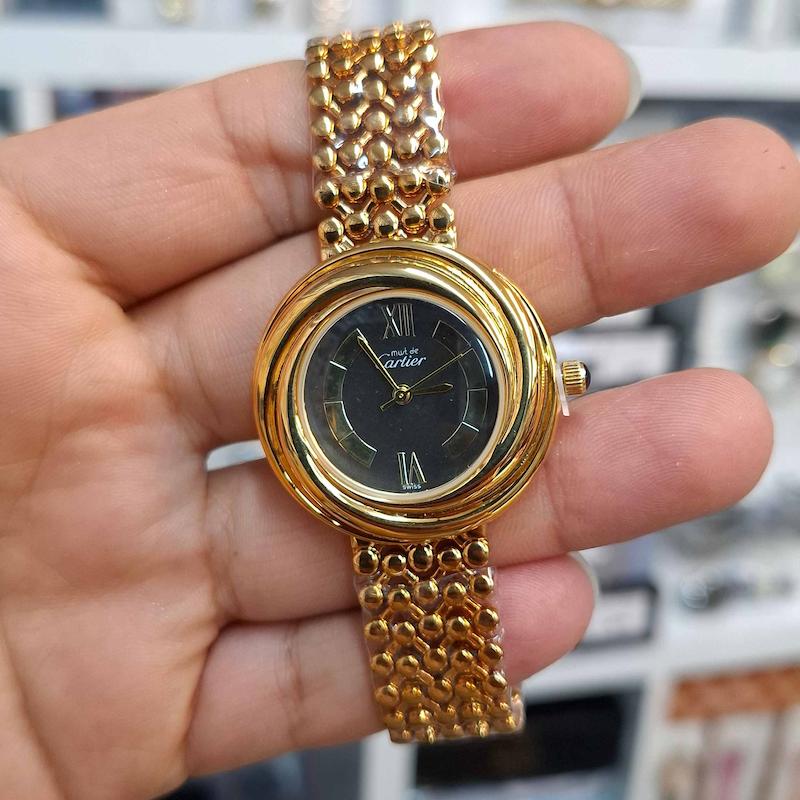 ساعت مچی زنانه کارتیر Cartier موتور کوارتز باکیفیت و طراحی زیبا کد 4540