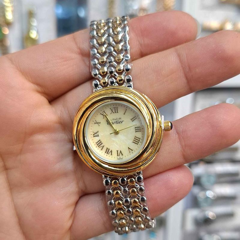 ساعت مچی زنانه کارتیر Cartier موتور کوارتز باکیفیت و طراحی زیبا کد 4541