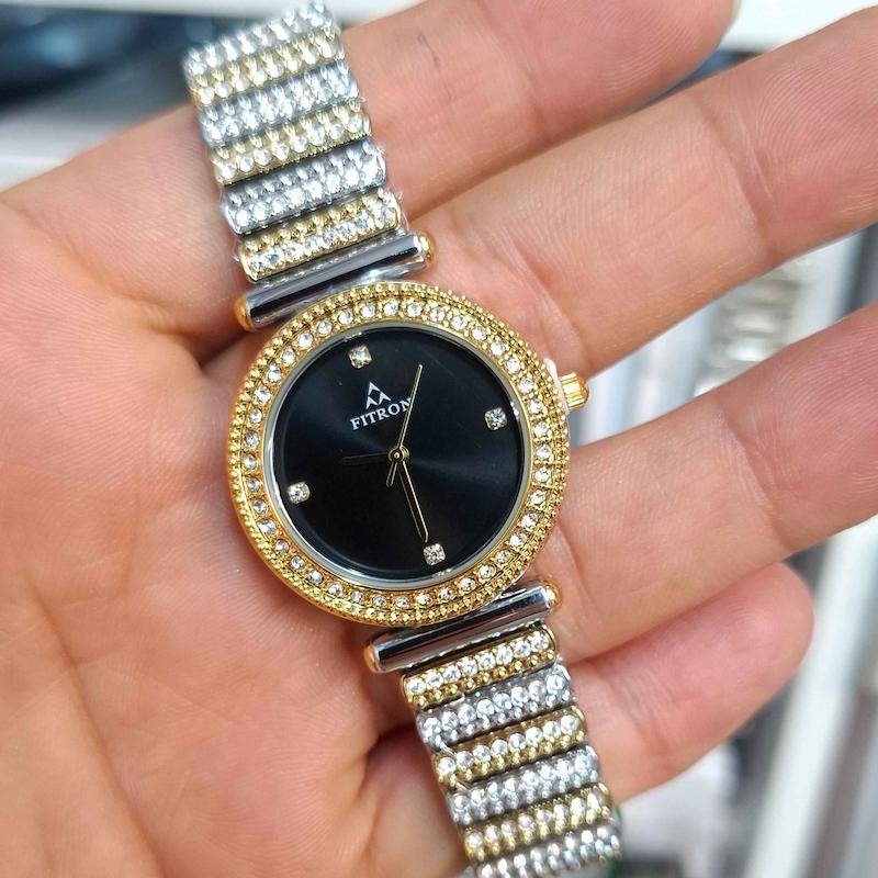 ساعت مچی زنانه فیترون Fitron موتور کوارتز باکیفیت و طراحی زیبا کد 4557