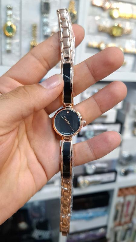 ساعت مچی زنانه موادو Movado موتور کوارتز باکیفیت و طراحی زیبا کد 4562