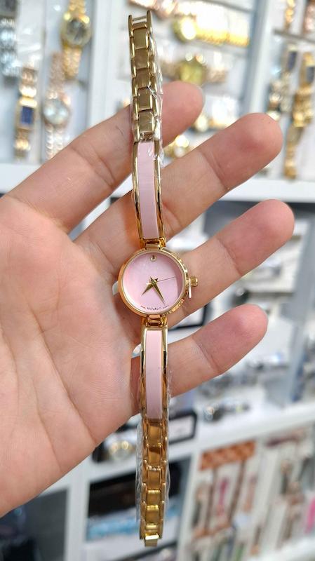 ساعت مچی زنانه موادو Movado موتور کوارتز باکیفیت و طراحی زیبا کد 4564
