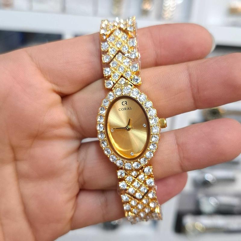 ساعت مچی زنانه کورال Coral موتور کوارتز باکیفیت و طراحی زیبا کد 4566