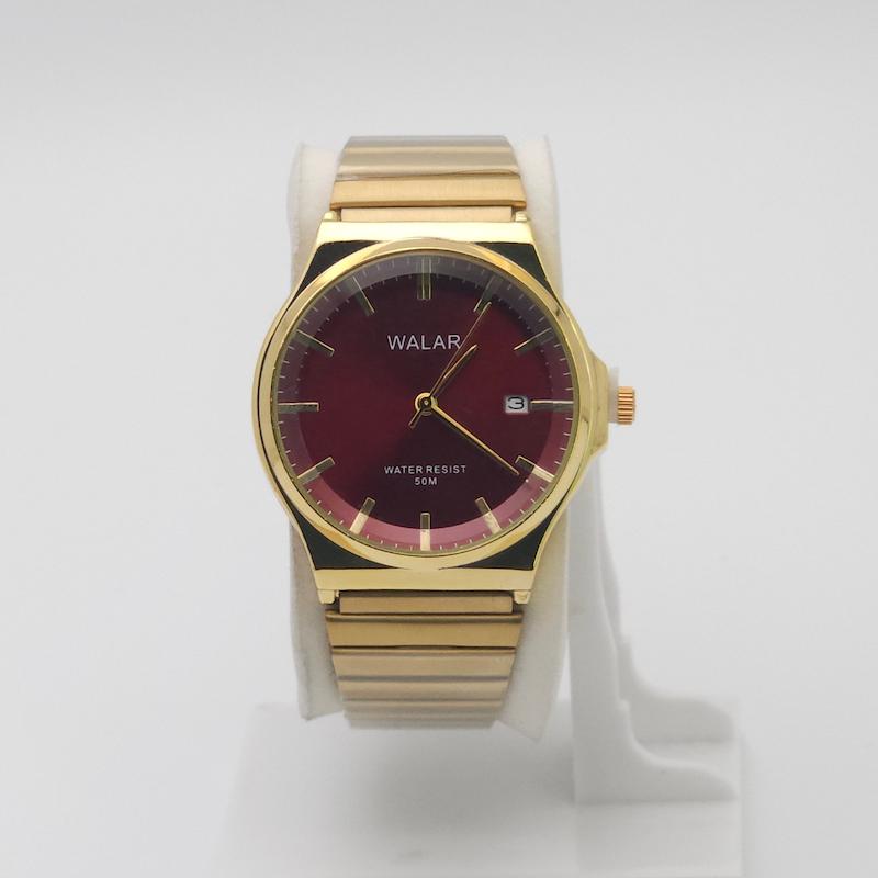 ساعت مچی مردانه والار Walar بند کرکره ای با قفل ریلی کد 4570