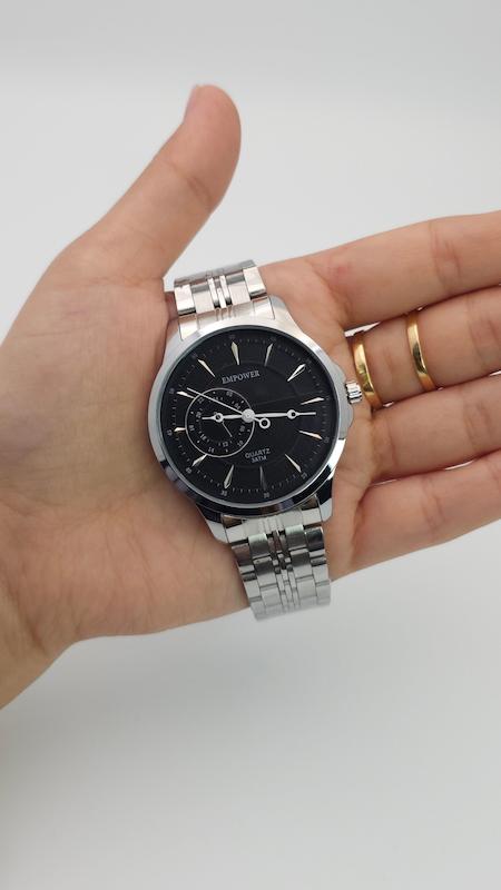 ساعت مچی مردانه امپاور Empower تمام استیل با موتور کوارتز کد 4624
