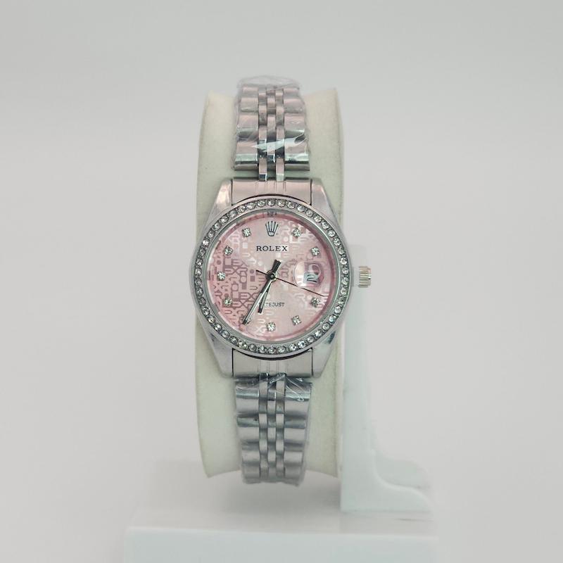 ساعت مچی زنانه رولکس Rolex با موتور کواتز و تاریخ دار کد 4642