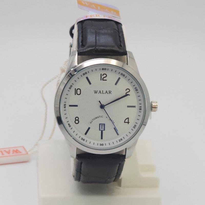ساعت مچی مردانه والار  Walar با موتور کوارتز و بند چرم  کد4654