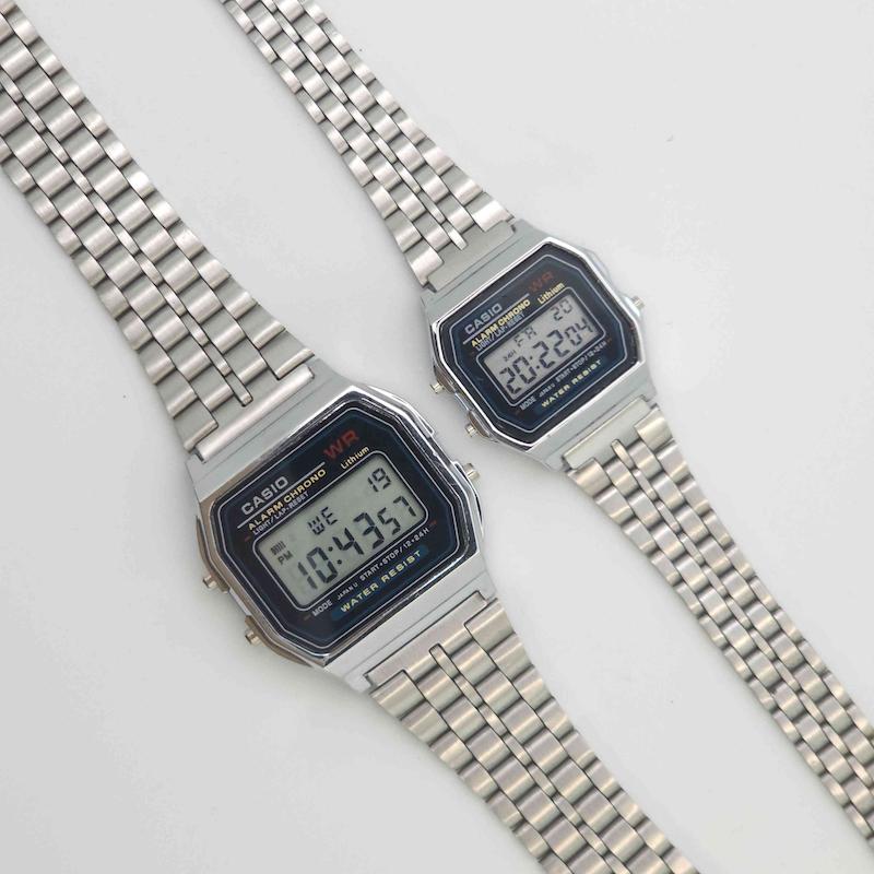 ساعت مچی ست زنانه و مردانه کاسیو دیجیتالی نوستالژی Casio A159 کد 4671