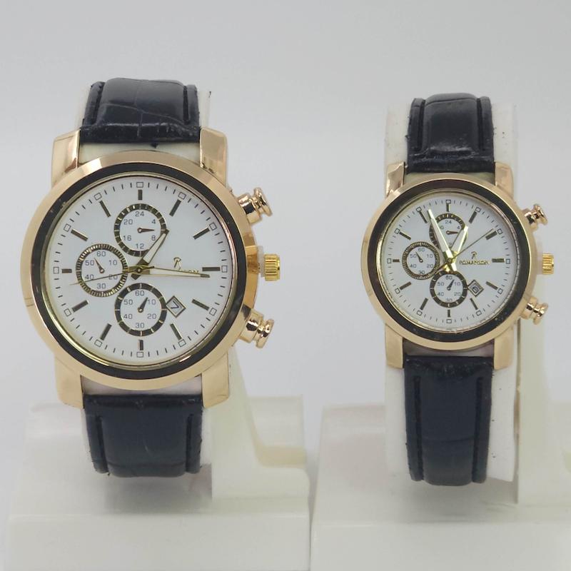 ساعت مچی ست مردانه و زنانه رومانسون Romanson سبک 3موتوره و تاریخ دار کد 4730