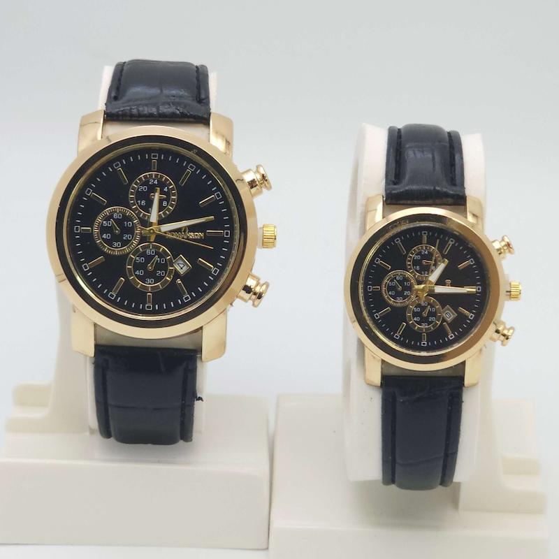 ساعت مچی ست مردانه و زنانه رومانسون Romanson سبک 3موتوره و تاریخ دار کد 4731