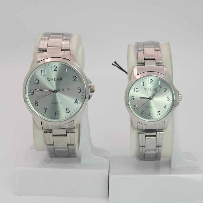 ساعت مچی ست مردانه و زنانه والار Walar  با موتور کوارتز و قفل چفتی کد 4741