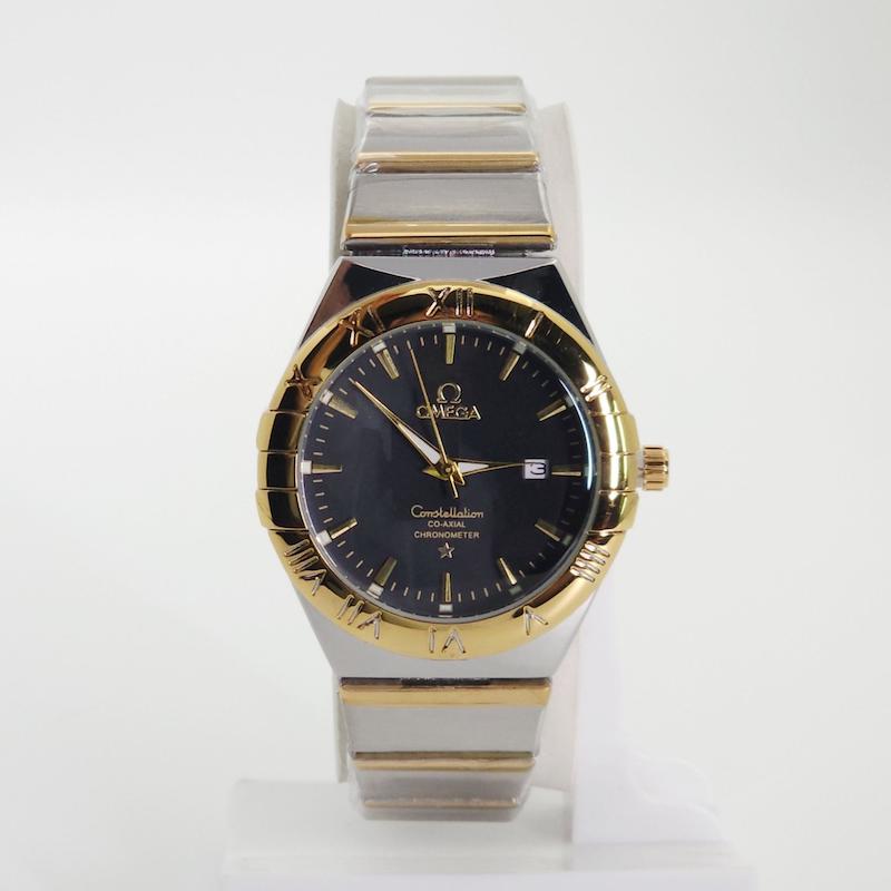 ساعت مچی مردانه امگا Omega 6015 با موتور کوارتز ژاپن قفل چفتی کد 4746