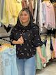 مانتو شومیزی آستین سه ربع miu