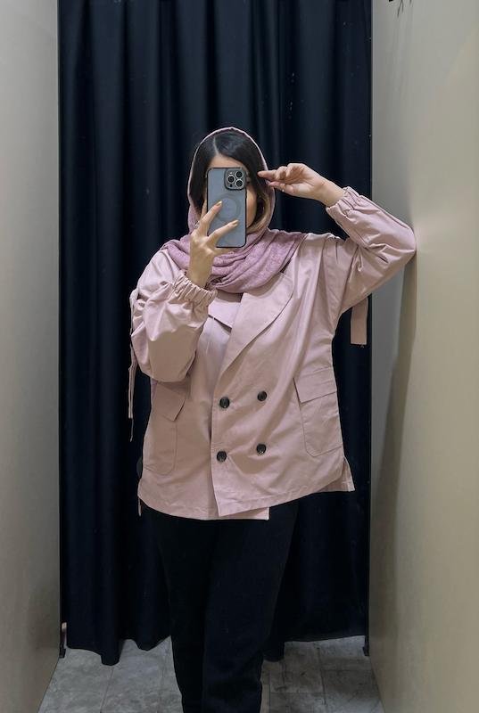 بارانی زنانه مدل آستین کش قد ۷۰