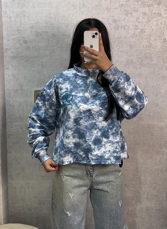 دورس نیم زیپ زنانه دو نخ داخل کرک قد ۵۴