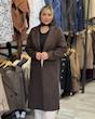 مانتو بلند زنانه بزیاق جلو باز ۴ دکمه