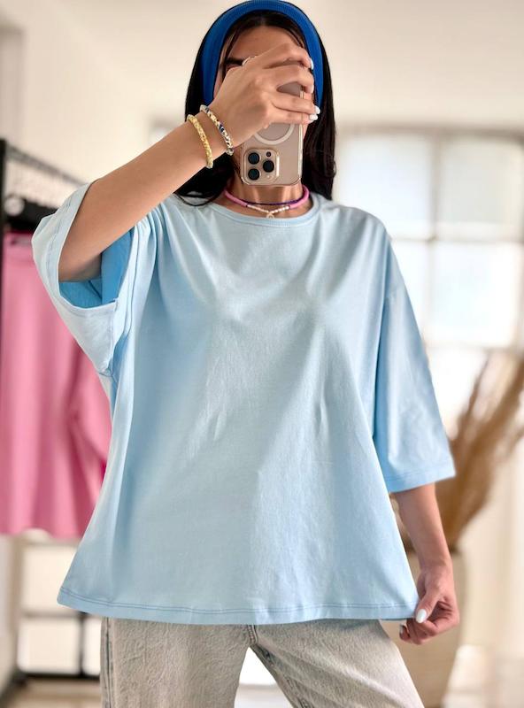 تیشرت باکسی ساده