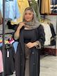 مانتو بلند زنانه جلو باز آستین پلنگی