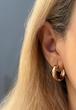 گوشواره حلقه آینه ای