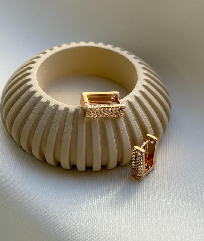 گوشواره مستعطیل ریز
