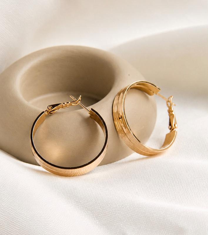 گوشواره حلقه ای ژوپینگ کد ۷۱۰