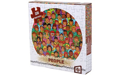 پازل 100 تکه مردم (people puzzle) | مدل هزارتو