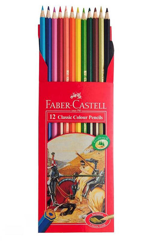 مداد رنگی 12 رنگ فابر کاستل (Classicfaber Castell Classic)