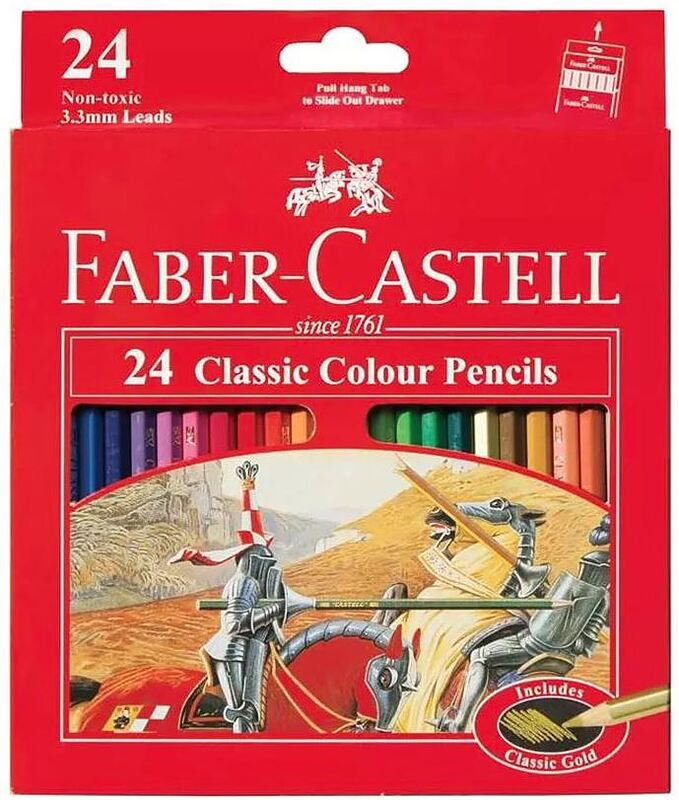 مداد رنگی 24 رنگ فابر کاستل (Classicfaber Castell Classic)