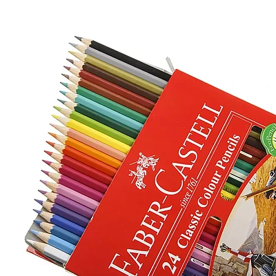 مداد رنگی 24 رنگ فابر کاستل (Classicfaber Castell Classic)