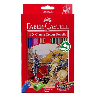 مداد رنگی 36 رنگ فابر کاستل (Classicfaber Castell Classic)