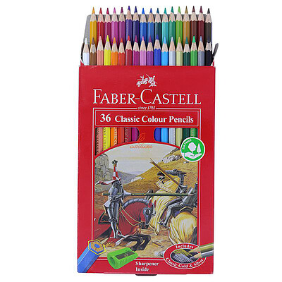 مداد رنگی 36 رنگ فابر کاستل (Classicfaber Castell Classic)