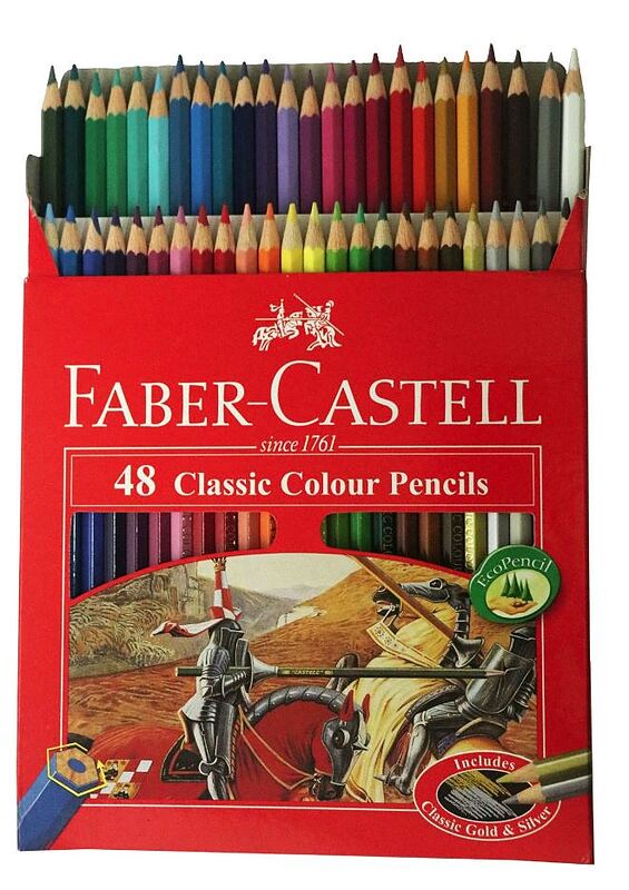 مداد رنگی 48 رنگ فابر کاستل (Classicfaber Castell Classic)