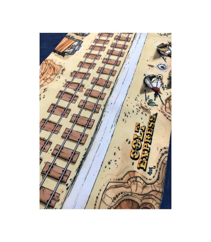 صفحه بازی کلت اکسپرس Colt Express playmat | مدل فان تایمز