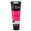رنگ اکریلیک وستا کد fluorescent deep pink) 114) حجم 75 میلی لیتر
