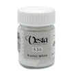 رنگ گواش وستا کد 536 (poster White) حجم 30 میل | vesta