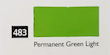 رنگ گواش وستا کد 483 (PermanentGreenLight) حجم 30 میل | vesta