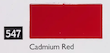 رنگ گواش وستا کد 547 (CadmiumRed) حجم 30 میل | vesta