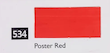 رنگ گواش وستا کد 534 (poster red) حجم 30 میل | vesta