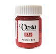رنگ گواش وستا کد 534 (poster red) حجم 30 میل | vesta